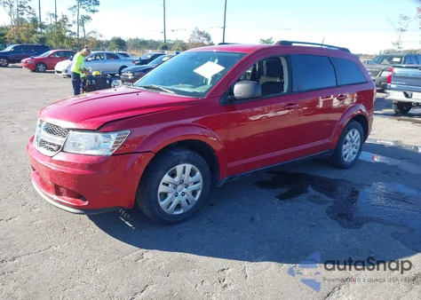 2018 Dodge Journey Se from USA, damaged, VIN 3C4PDCAB8JT526577